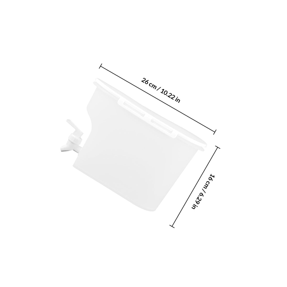 Water Jug with Faucet Large-capacity PP Pitcher W599