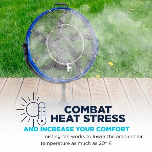 20 Inch 3-Speed Metal Misting Fan Y23348