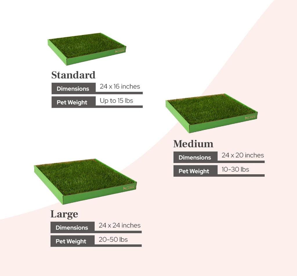 Real Grass Dog Pee Pads Medium 24x20 I4742