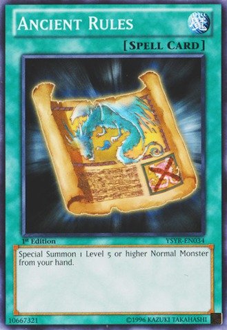 Ancient Rules 1st Edition Common A37079
