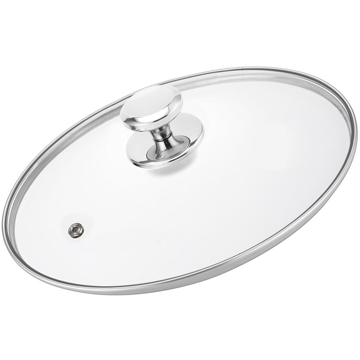 Clear Tempered Glass Lids with Steam Vent K1105