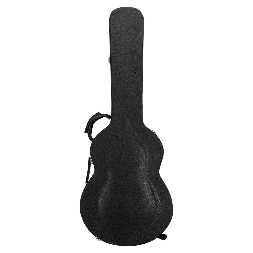 Portable Electric Guitar Hard Case, PU Leather, Black B134528