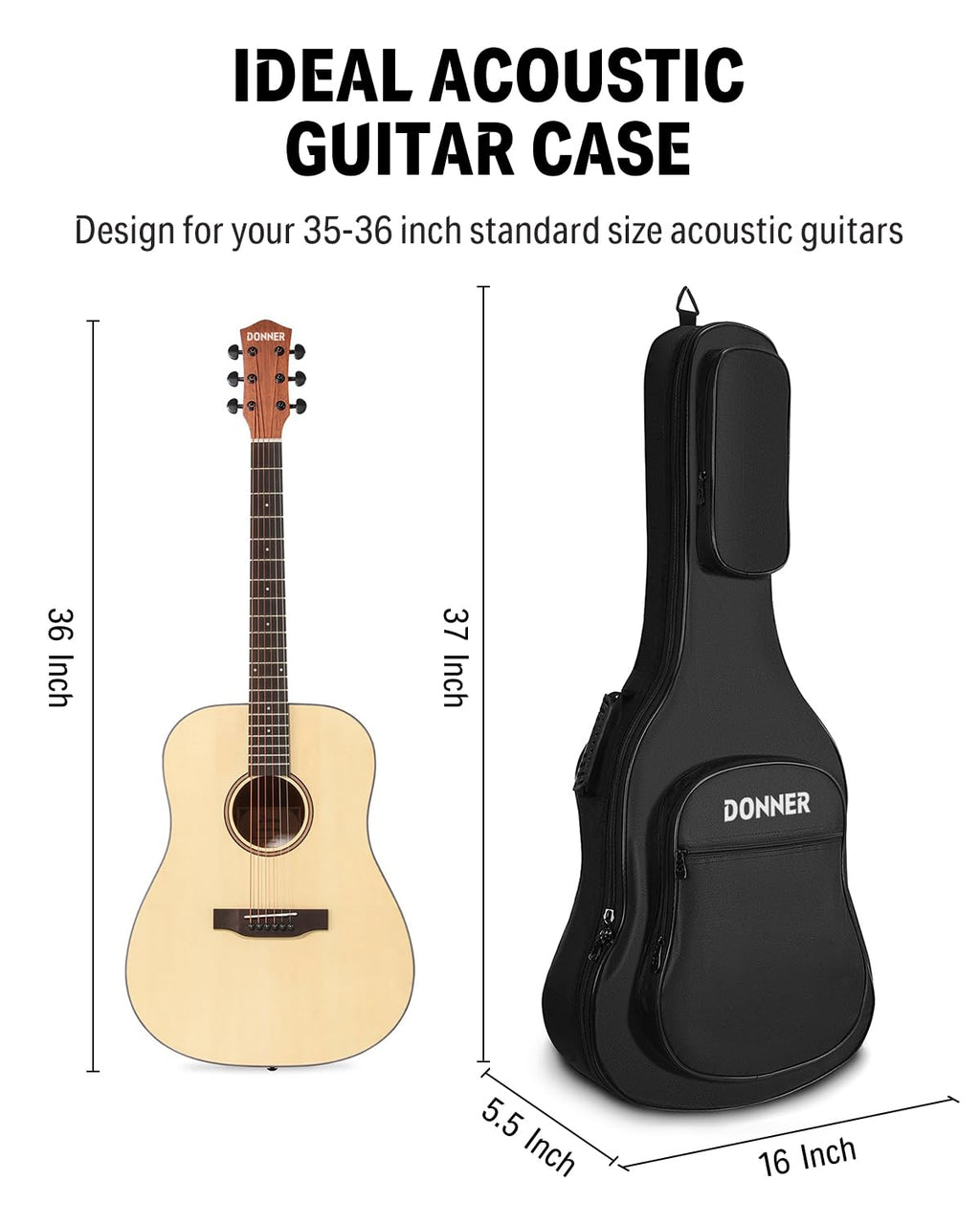 36 Inch Acoustic Guitar Case L7909