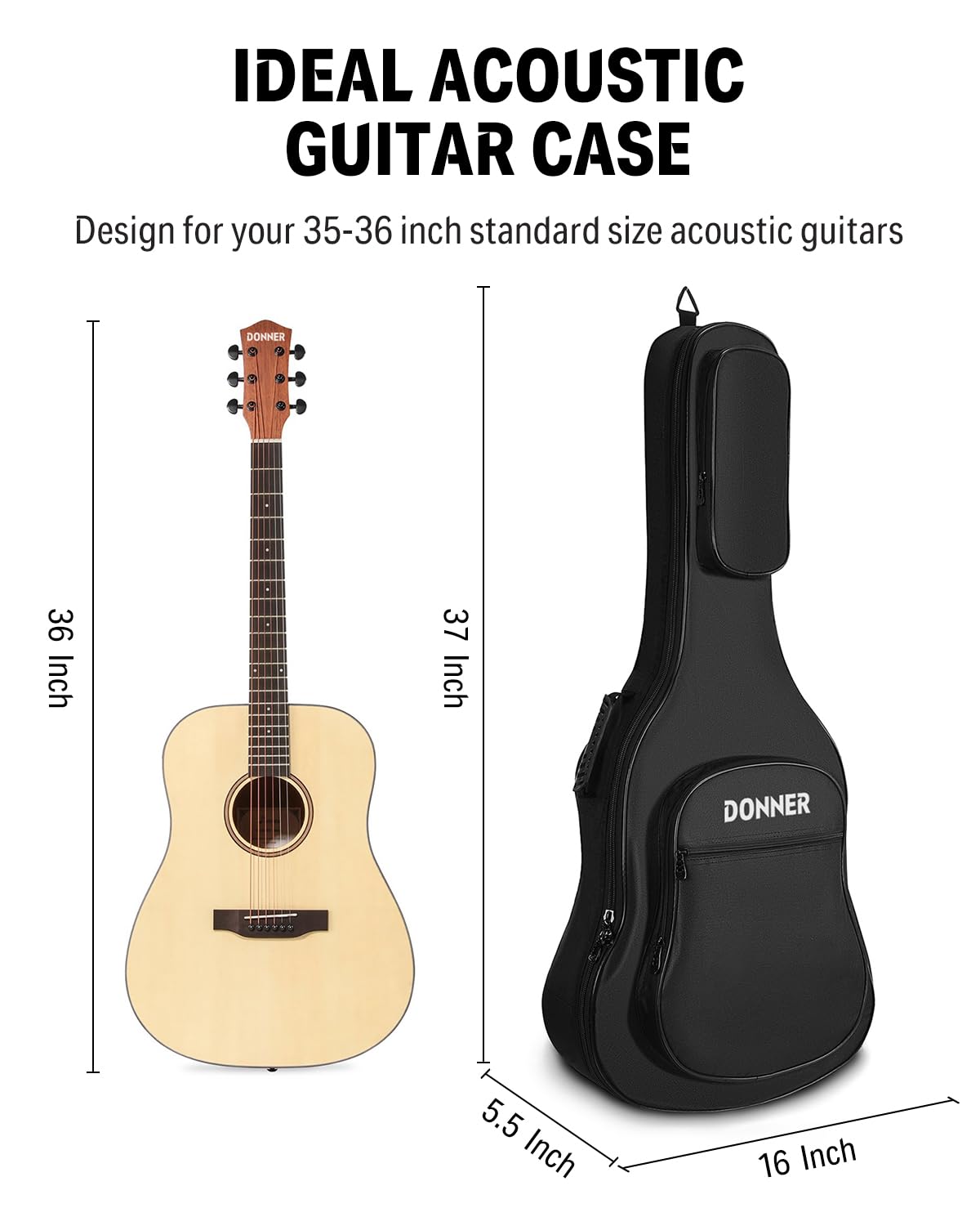 36 Inch Acoustic Guitar Case L7909