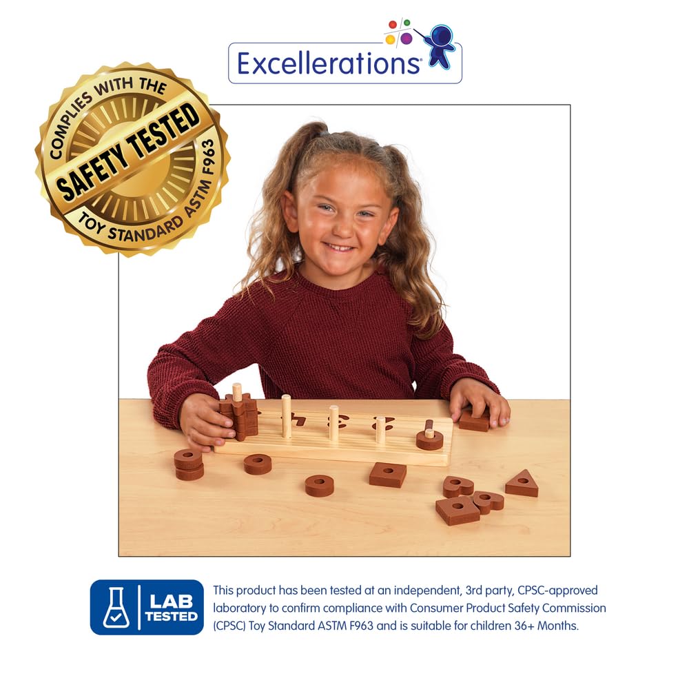 Wooden Shape Number Counter T137