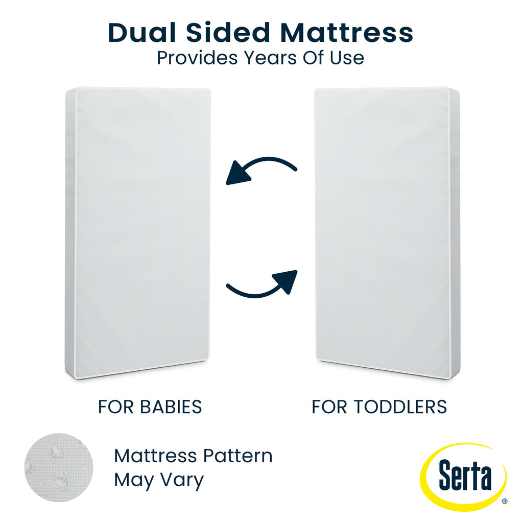 Waterproof Hypoallergenic Crib and Toddler Mattress W326
