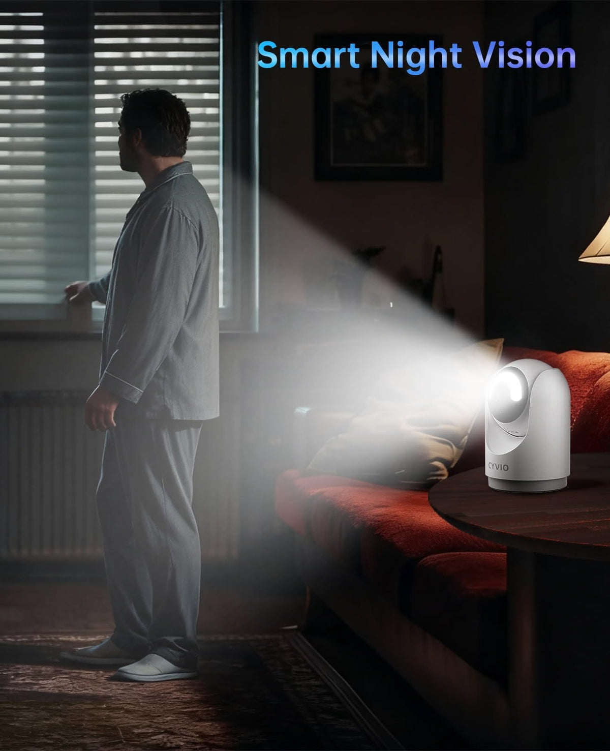 Indoor Security WiFi Camera with Night Light Z401970