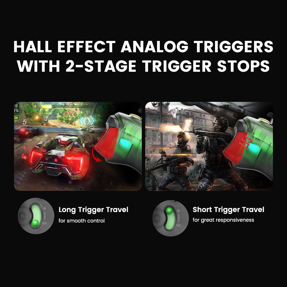 Wired Controller with Hall Effect Joysticks & Triggers I16674