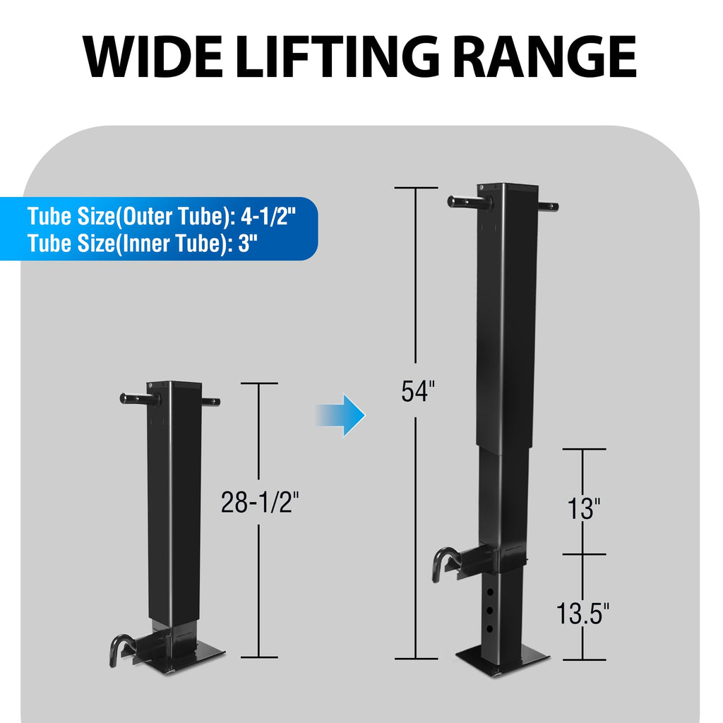 12000lbs Capacity Heavy-Duty Trailer Jack L672055