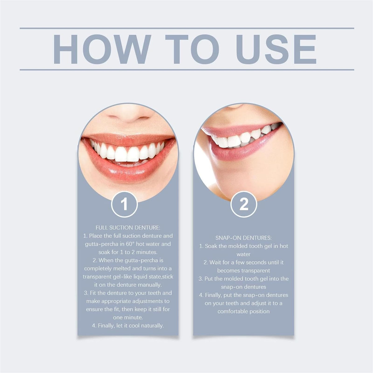 Silicone Denture Set (2Pcs) B451