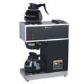 12-Cup Commercial Coffee Brewer with Glass Decanters Q6163