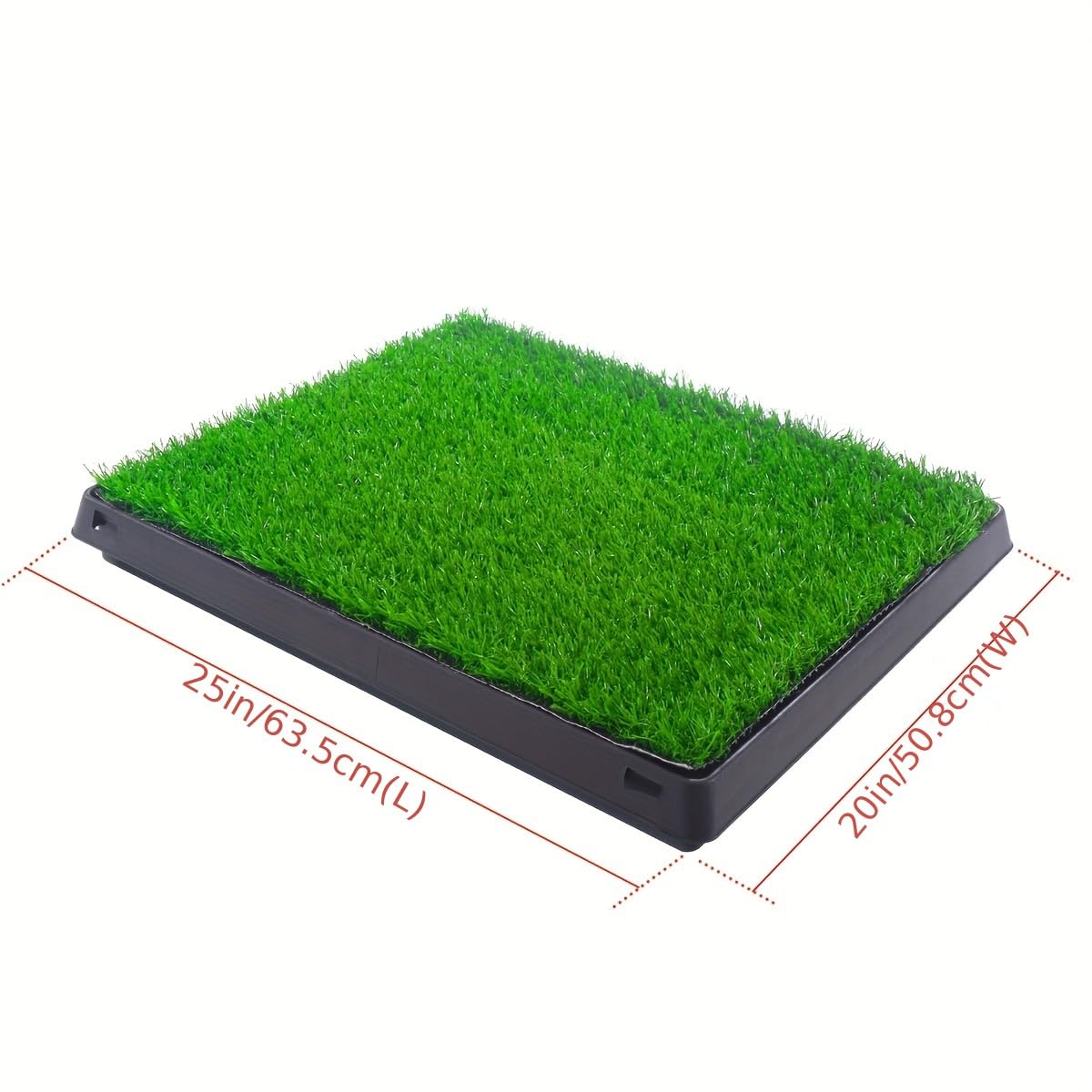 25" X 20" Dog Grass Pad with Tray C224858