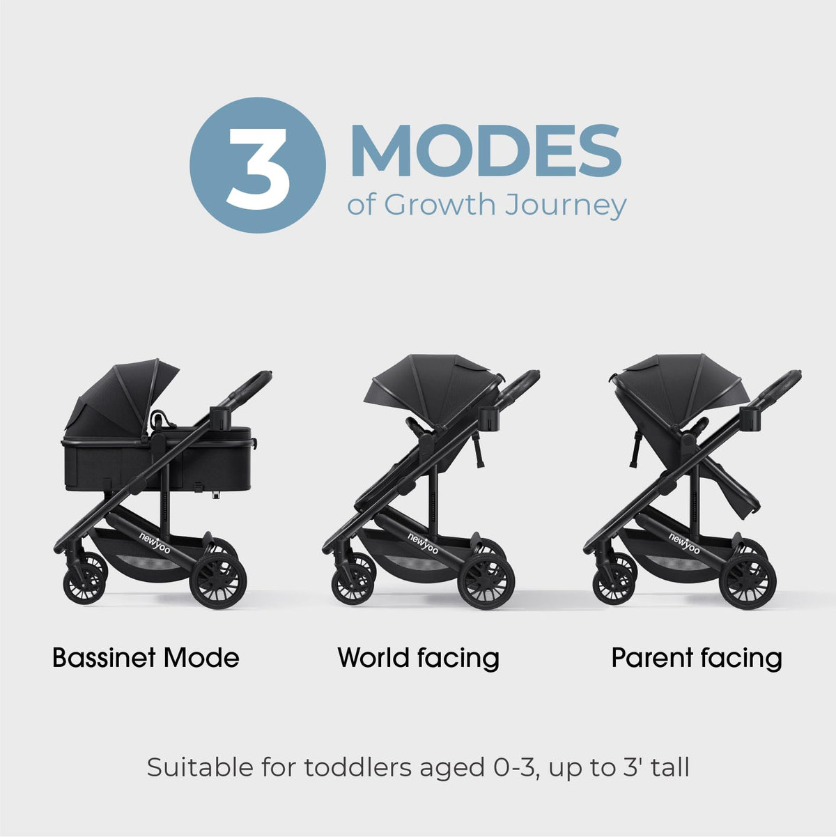 2-in-1 Convertible Infant Stroller J2583