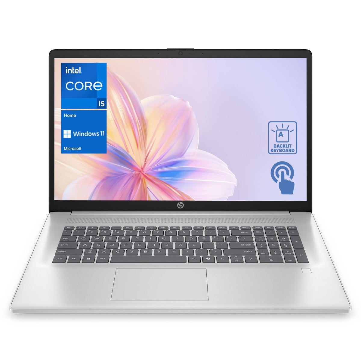17.3" HD+ Touchscreen Laptop, Intel Core i5, 16GB RAM, 1TB SSD, Silver O658