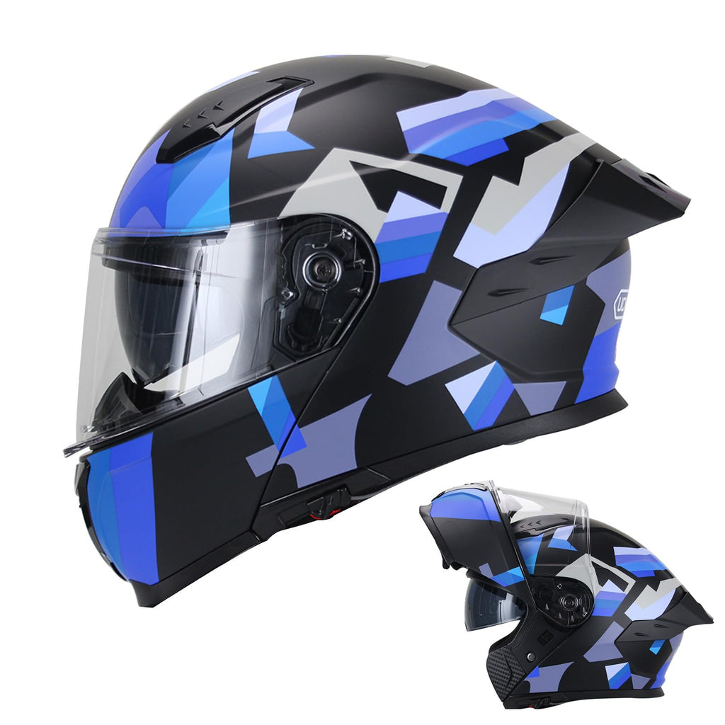 Heavy Duty Flip Up Modular Motorcycle Helmet H4637