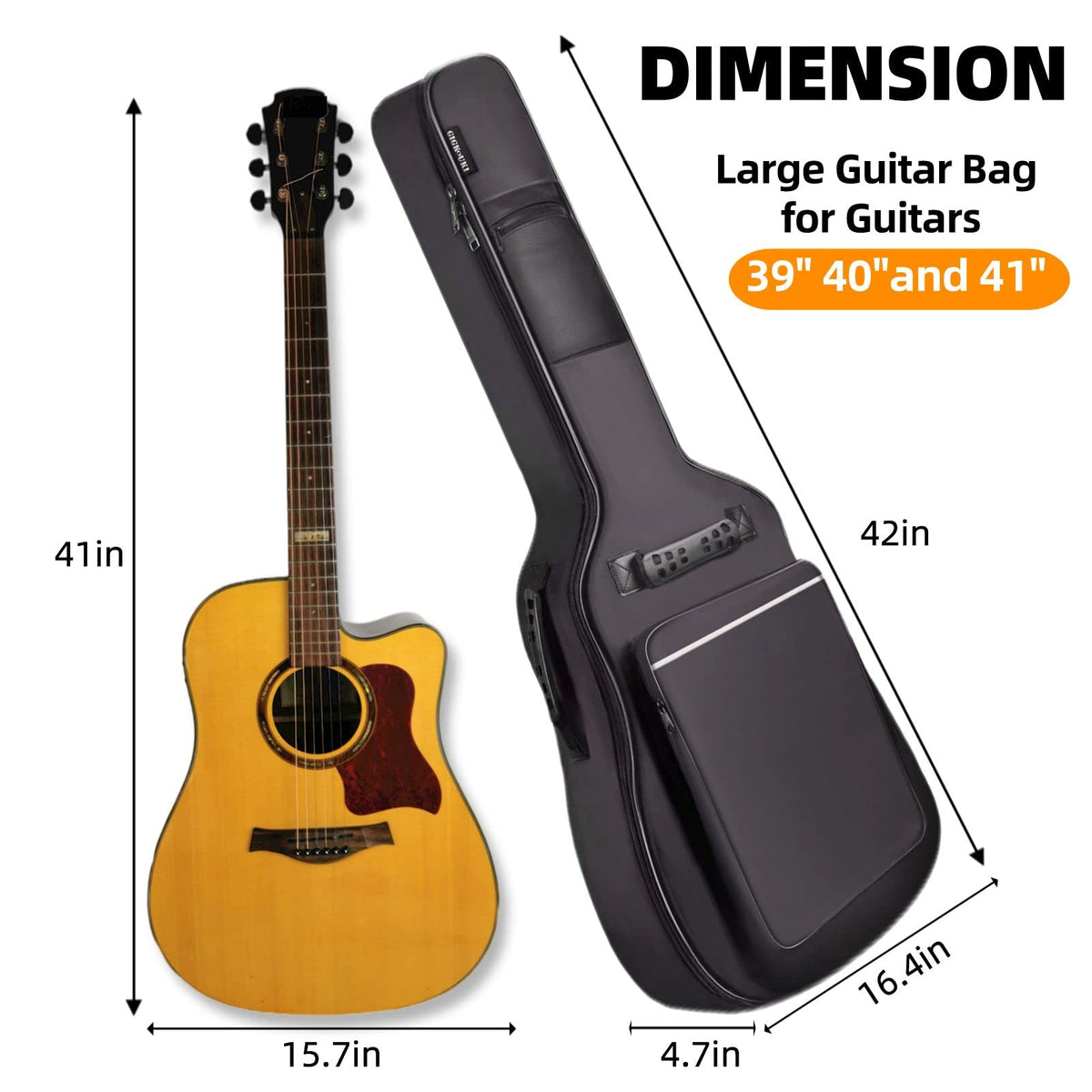 40/41" Acoustic Guitar Case Z46572
