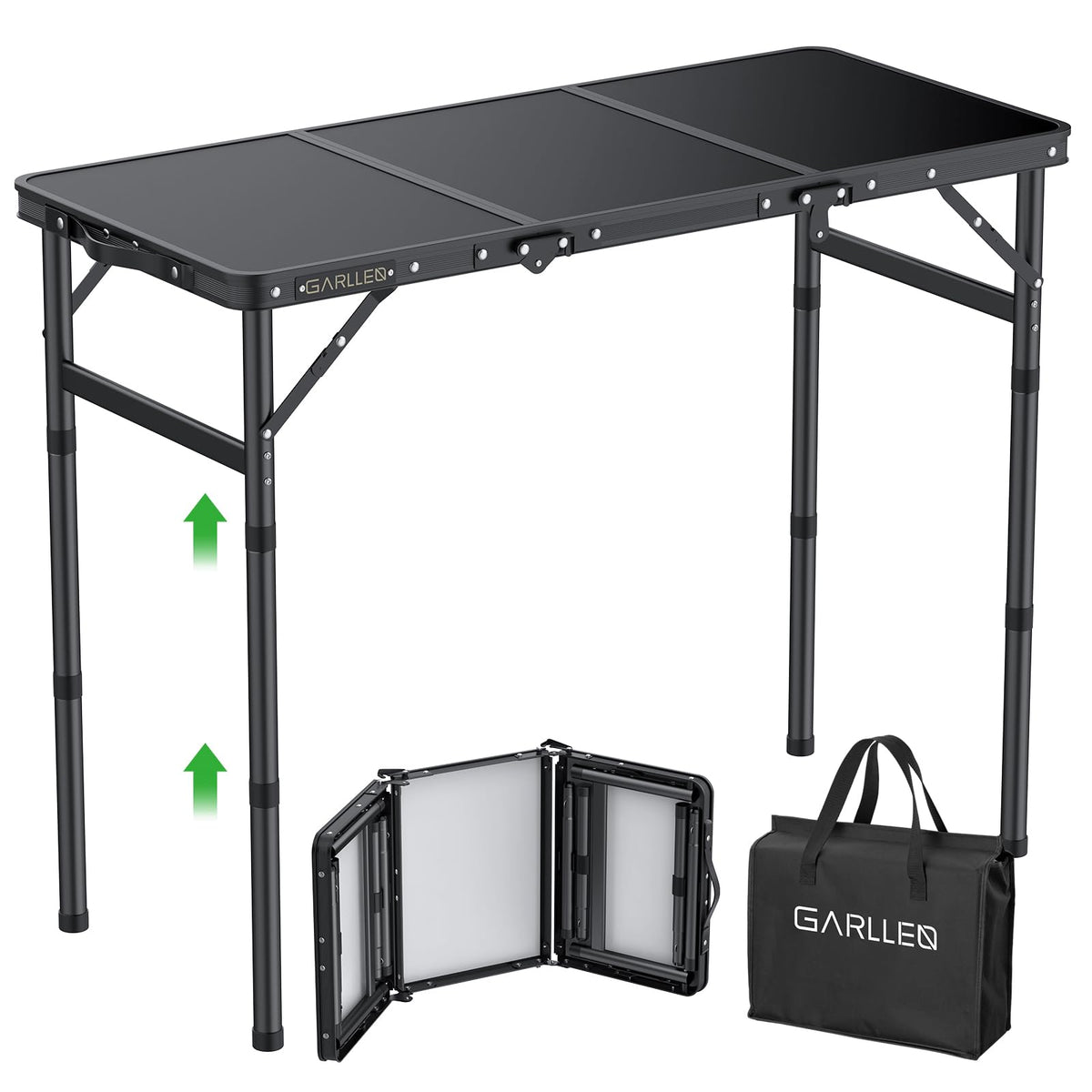 Folding Camping Table 3 Adjustable Height V235820