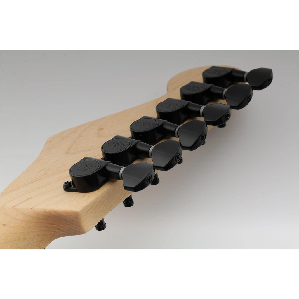 6 Inline Black Tuners Machine Heads L785
