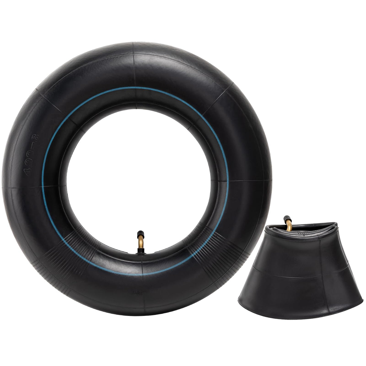 4.80/4.00-8 Replacement Tire Inner Tube with TR87 Angled Valve Pack of 2 U584