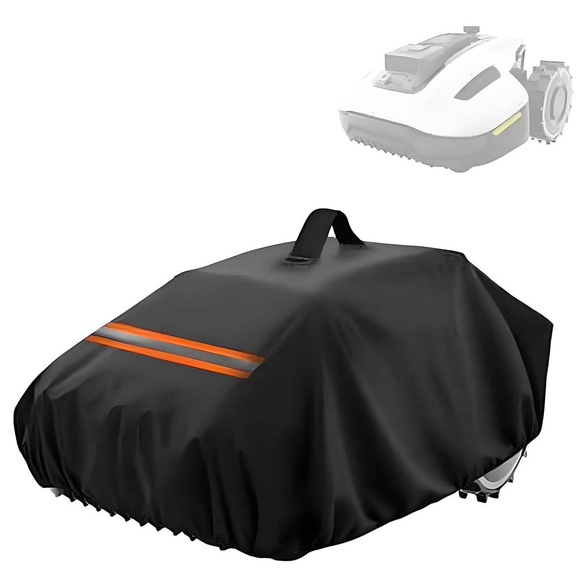 Robot Lawn Mower Cover 600D Oxford Fabric with Reflective Strip Orange L3109