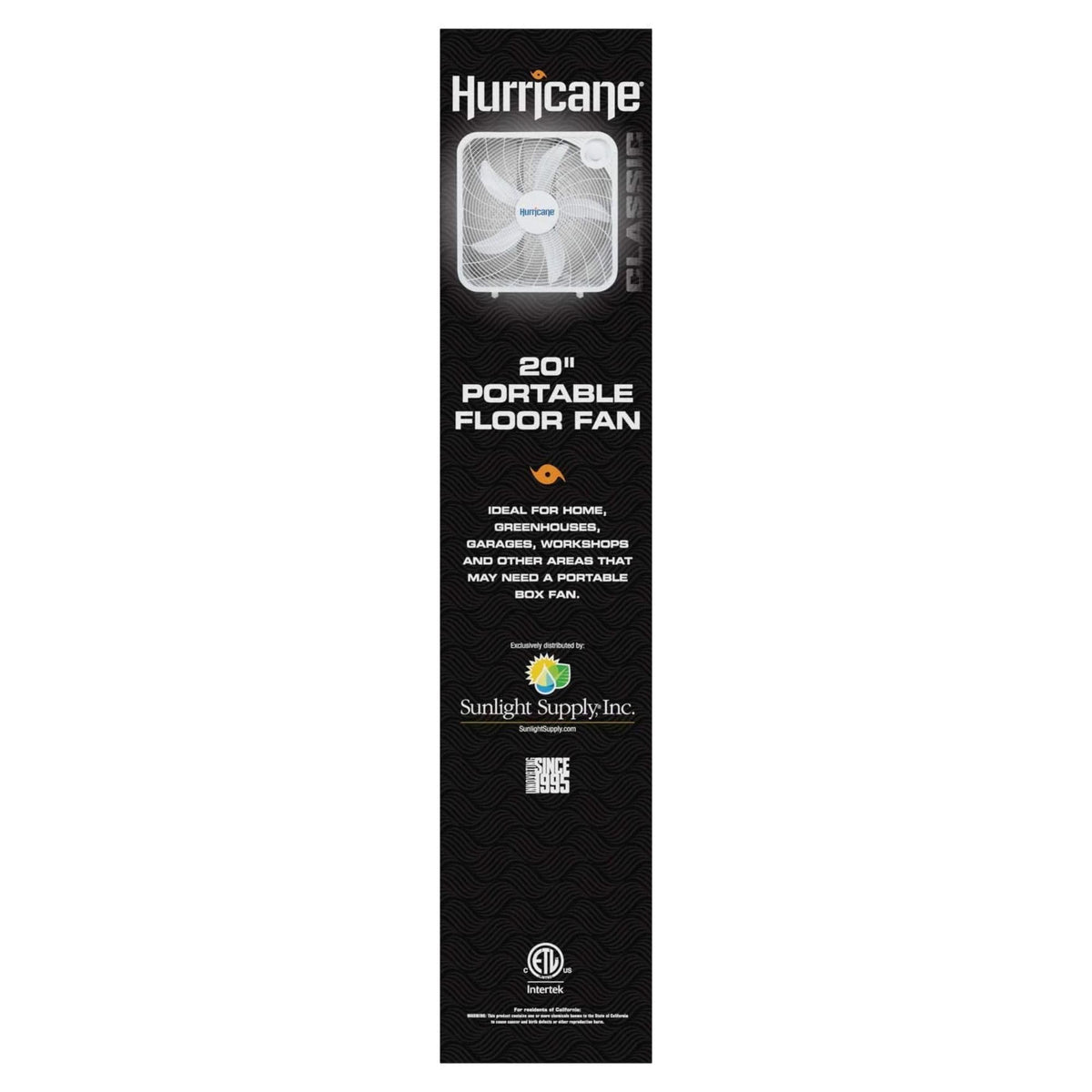 Black 3 Speed 20in Floor Box Fan, 2 Pack M40423