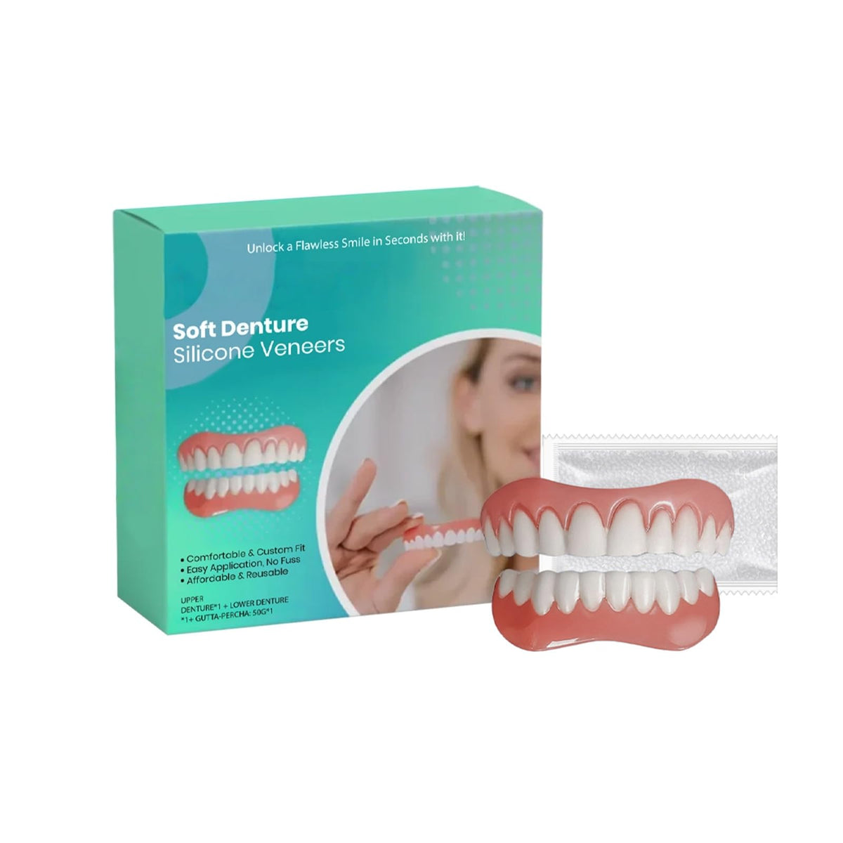 Silicone Veneers Upper & Lower Set O4730