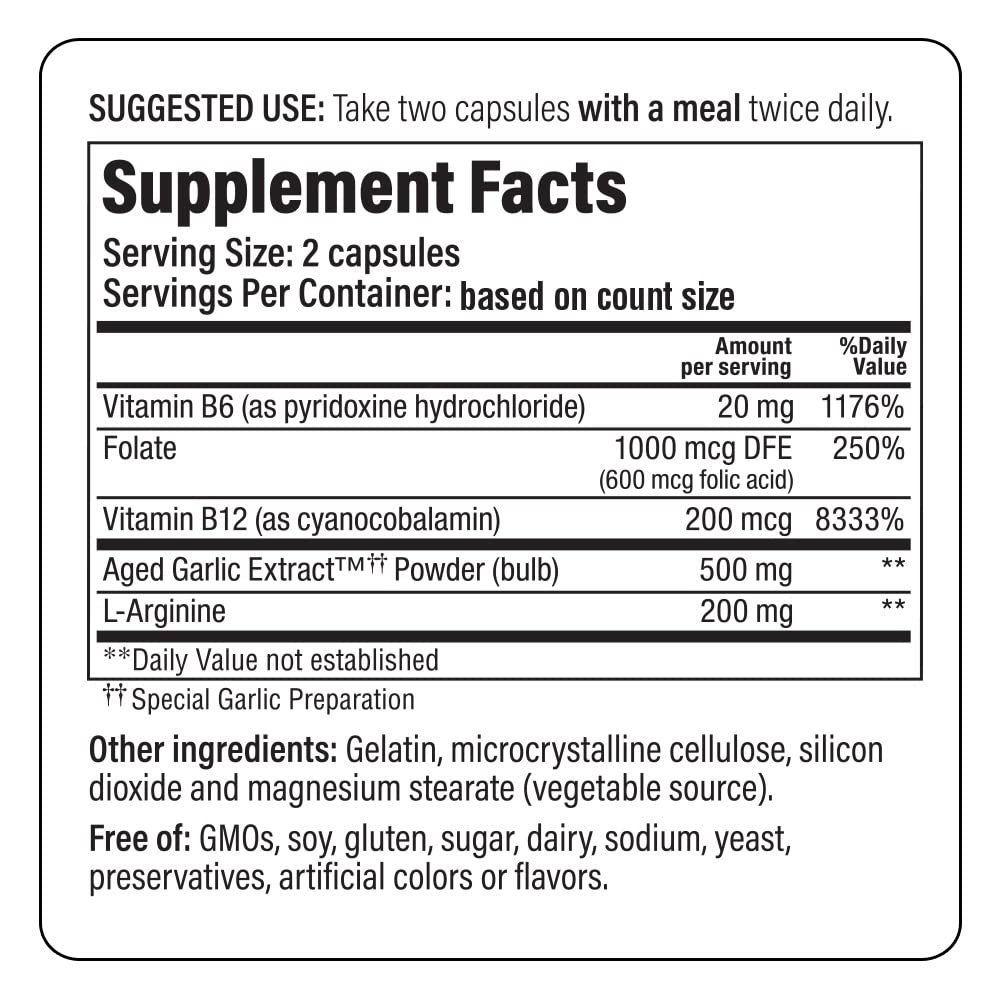 Aged Garlic Extract 100 Capsules I62459