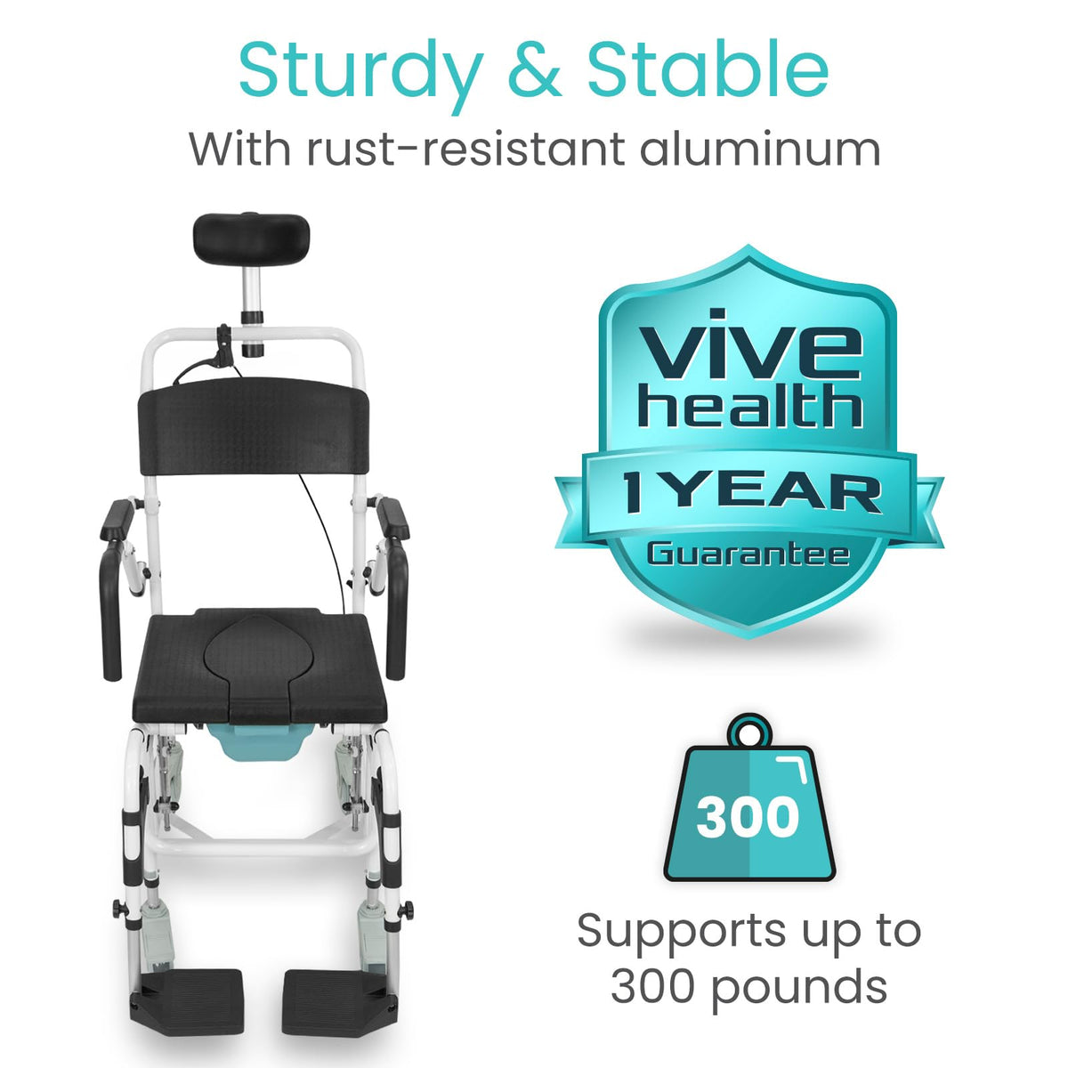 Reclining Shower Chair with Wheels V23820