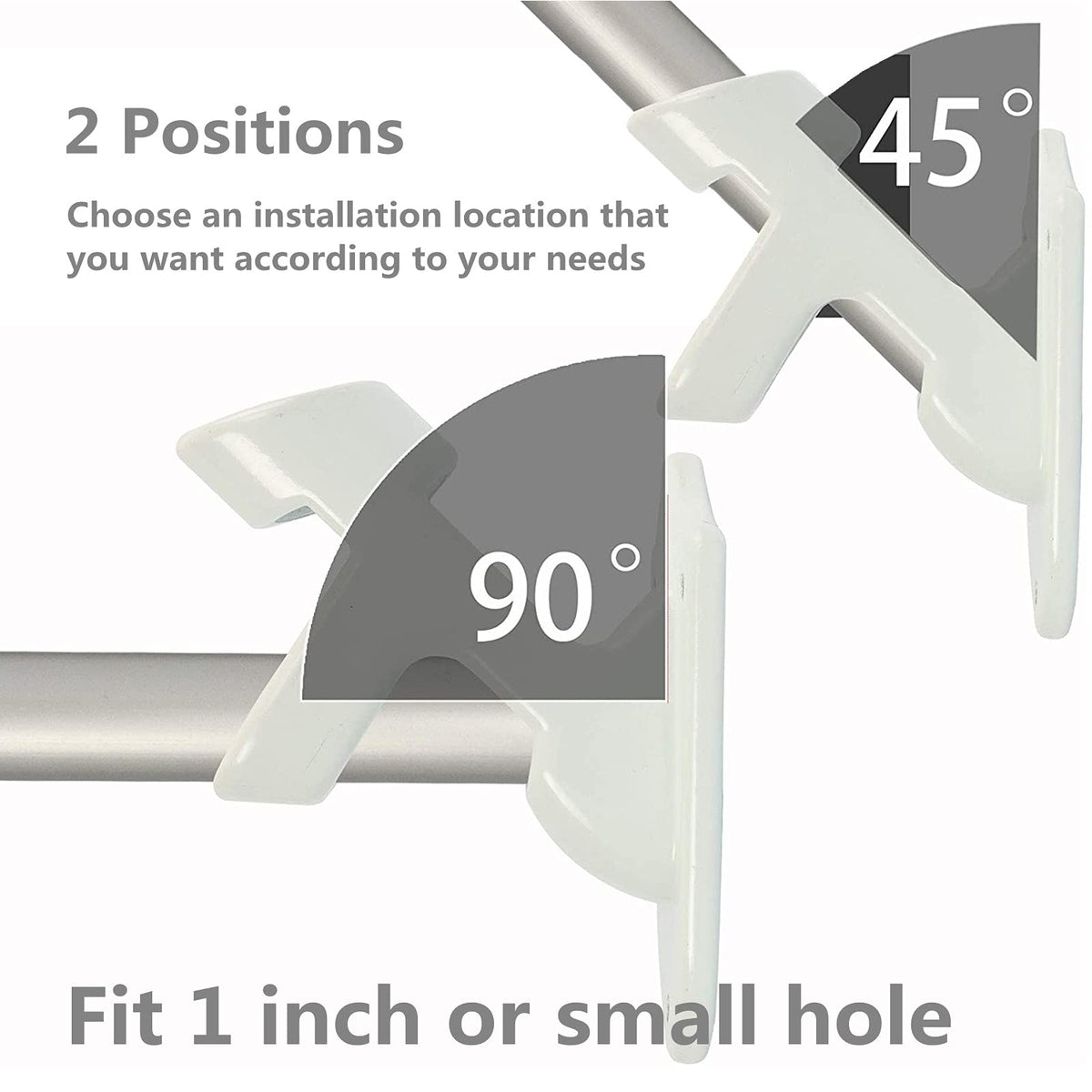 Heavy Duty Flag Pole Holder Wall Mounting Bracket 1" E973