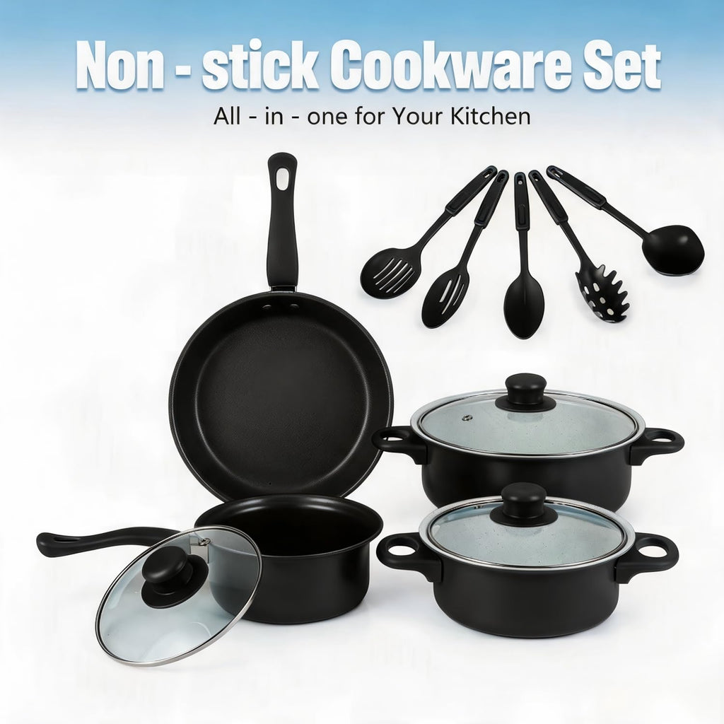 12 Piece Non Stick Cookware Set U250166