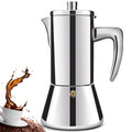12 Cup 304 Stainless Steel Moka Pot Stovetop Espresso Maker 600ml N7429