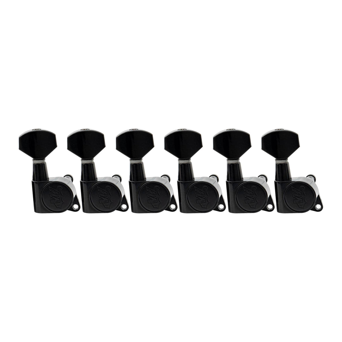 6 Inline Black Tuners Machine Heads L785