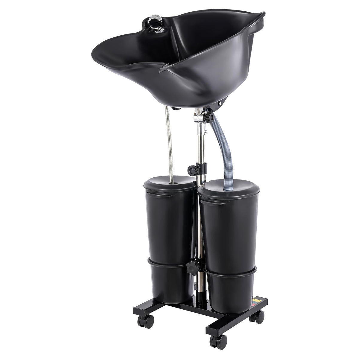 Portable Shampoo Bowl with Electric Pump and Drain Pipe (Black) J967