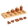 Wooden Shape Number Counter T137