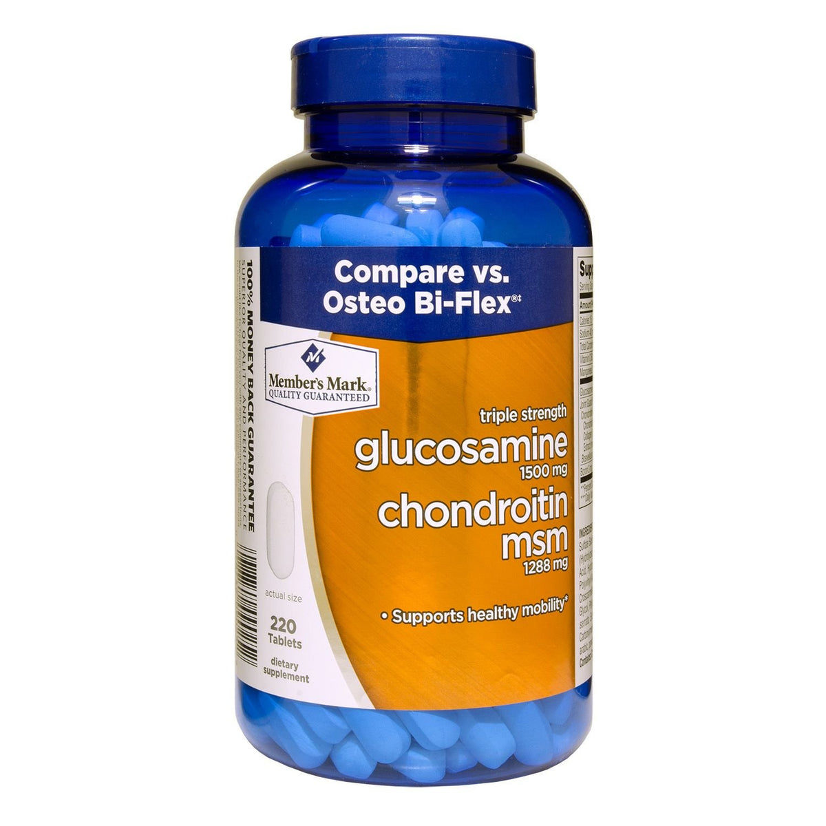 Triple Strength Glucosamine Chondroitin MSM 220 Count B695499