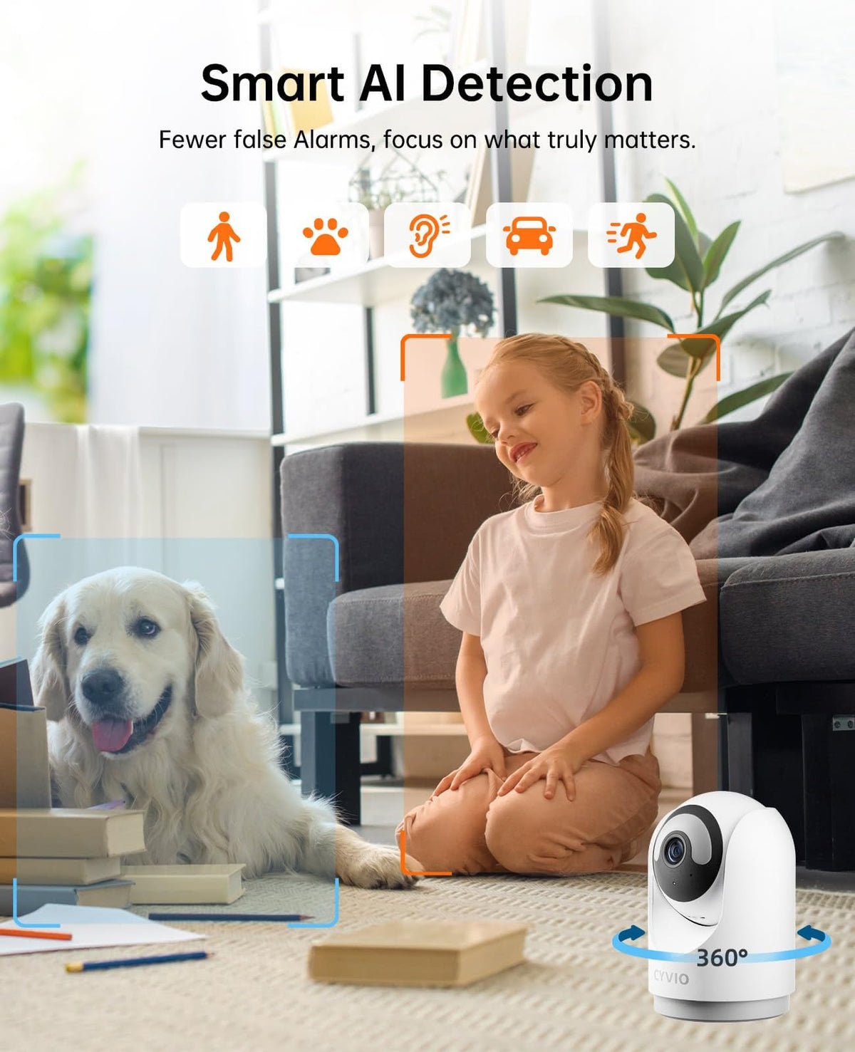 Indoor Security WiFi Camera with Night Light Z401970