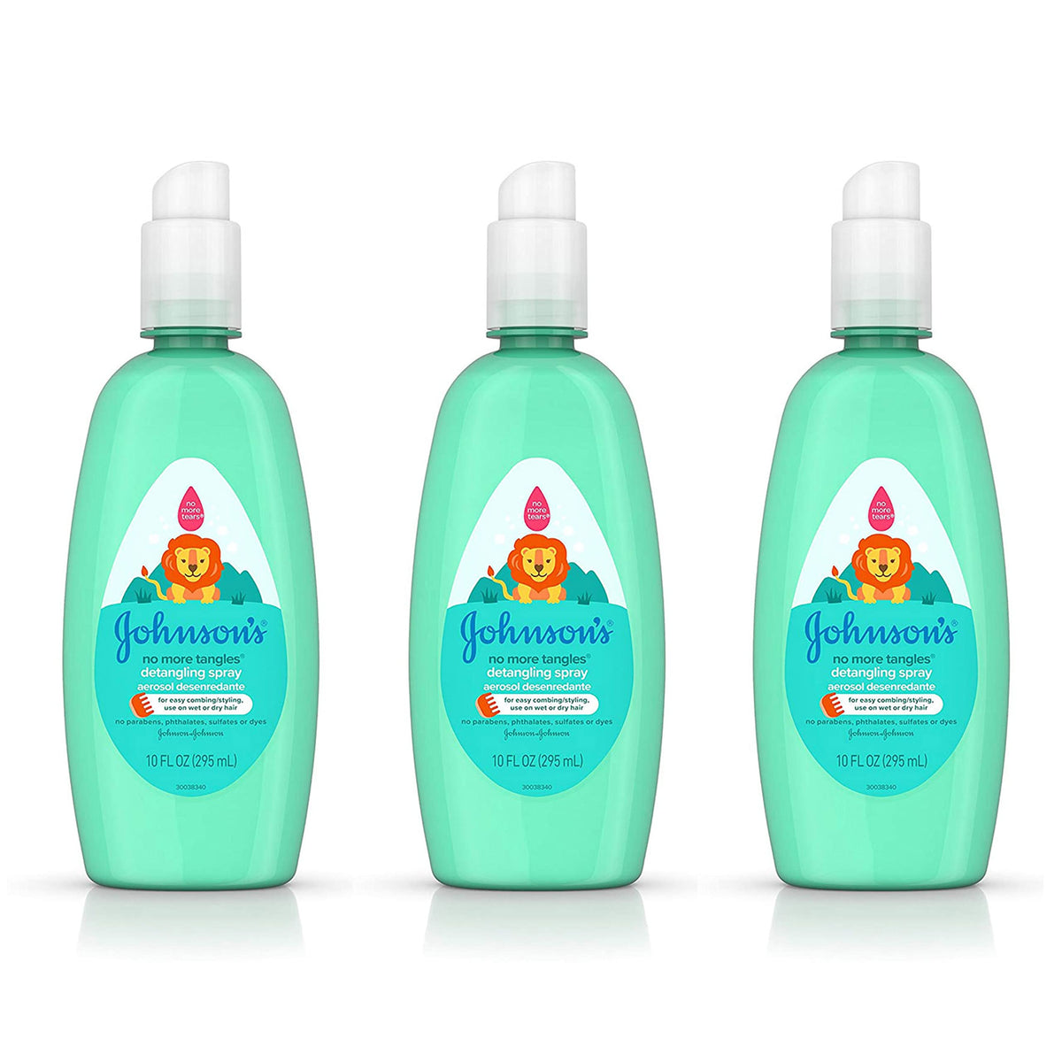 Hypoallergenic Paraben-Free Detangling Spray 10 fl. oz Pack of 3 Z497220