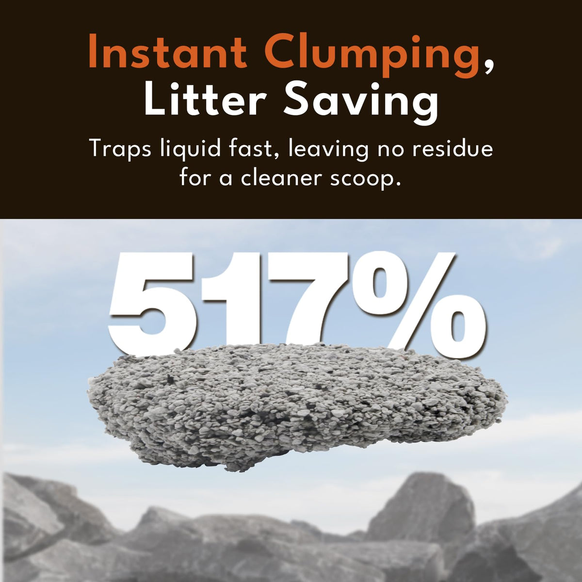 Natural Clay Clumping Cat Litter 24lbs G611693
