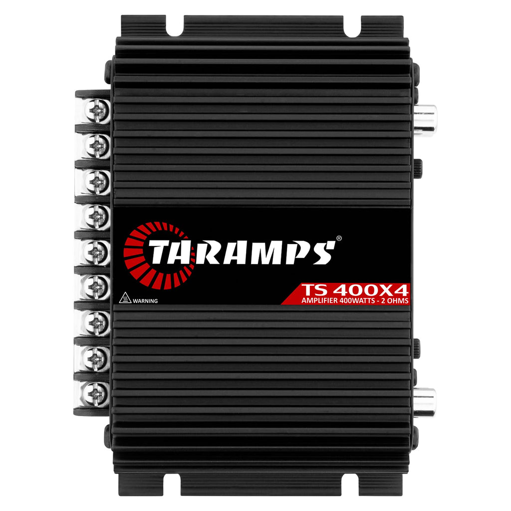 Black 2 Ohms 400W RMS 4-Channel Car Audio Amplifier P874