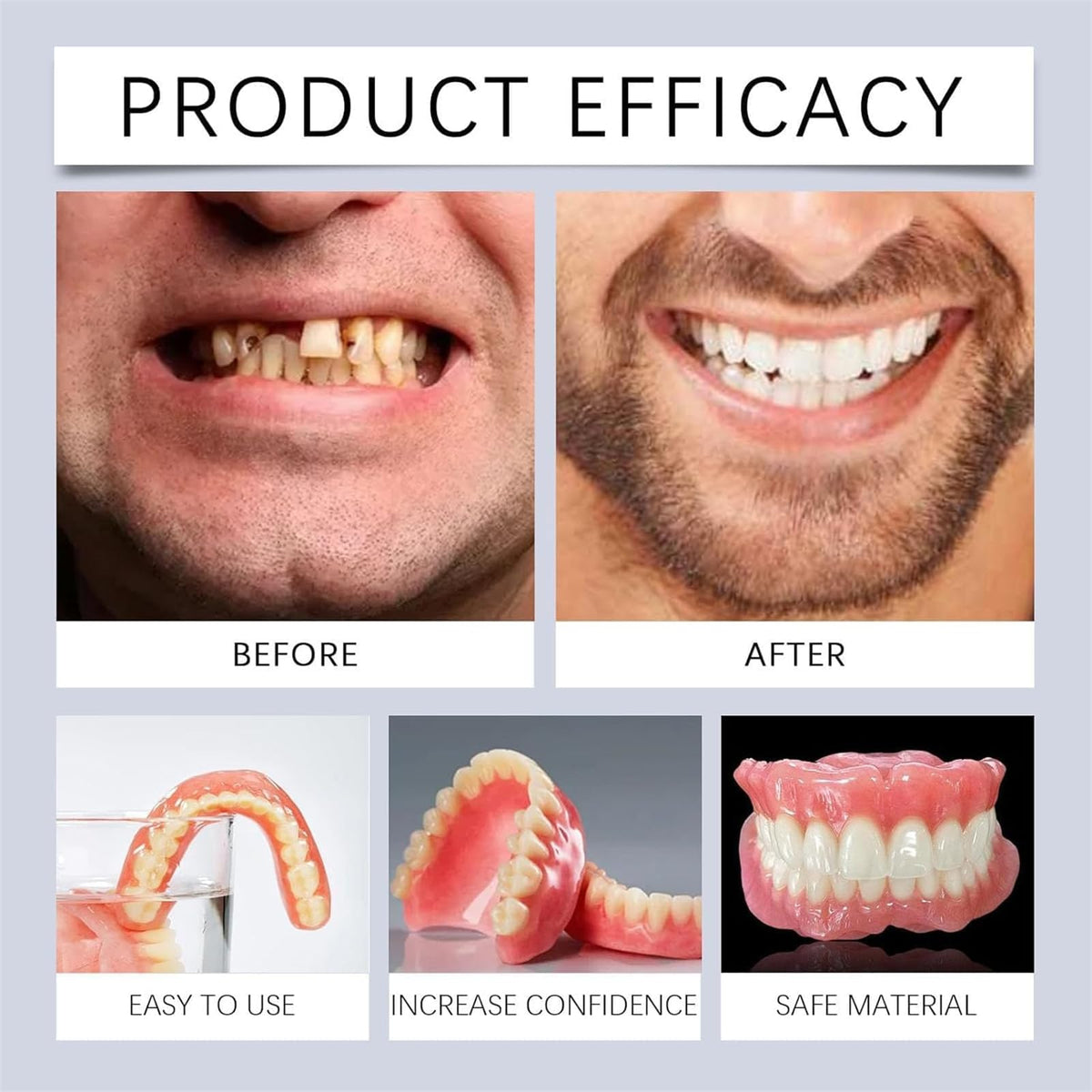 Silicone Denture Set (2Pcs) B451