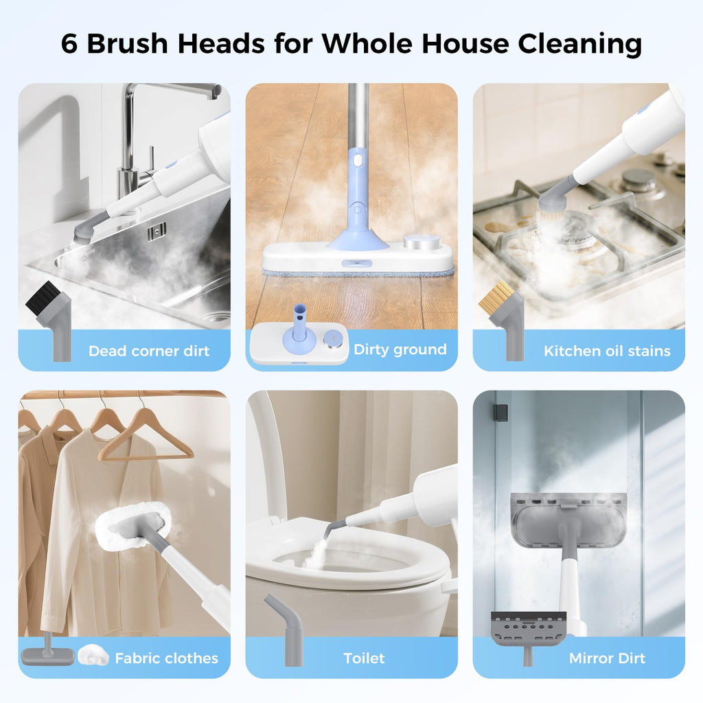 10 in 1 Detachable Handheld Steam Mop Q312901