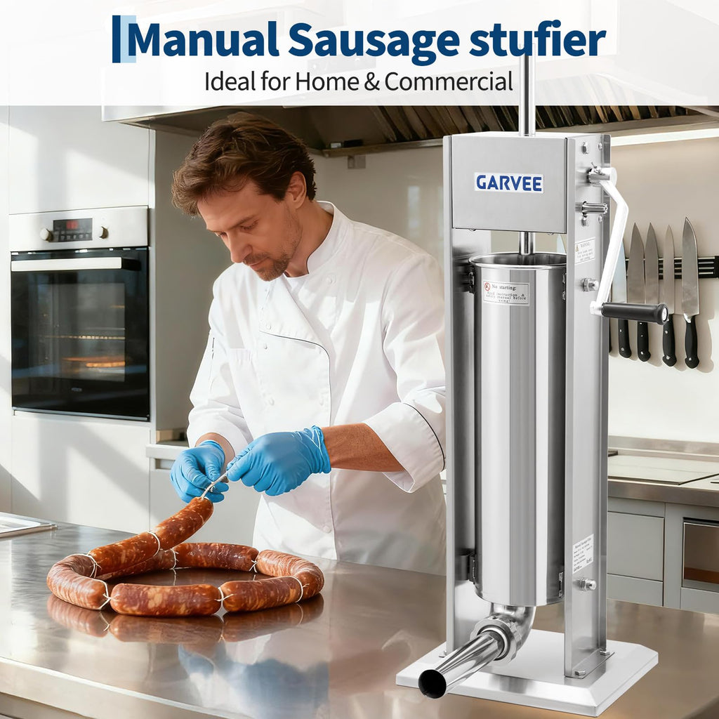 7L Stainless Steel Manual Sausage Stuffer E947