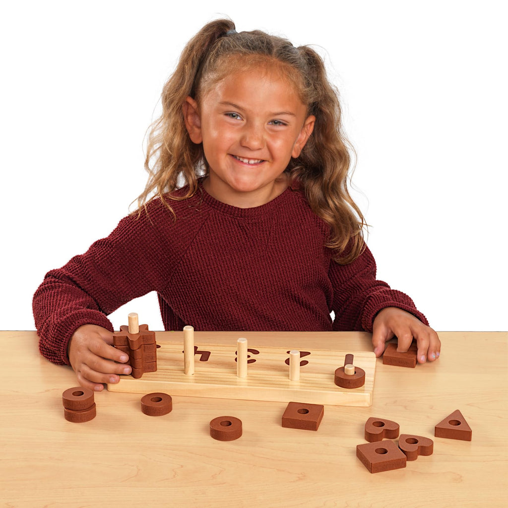 Wooden Shape Number Counter T137