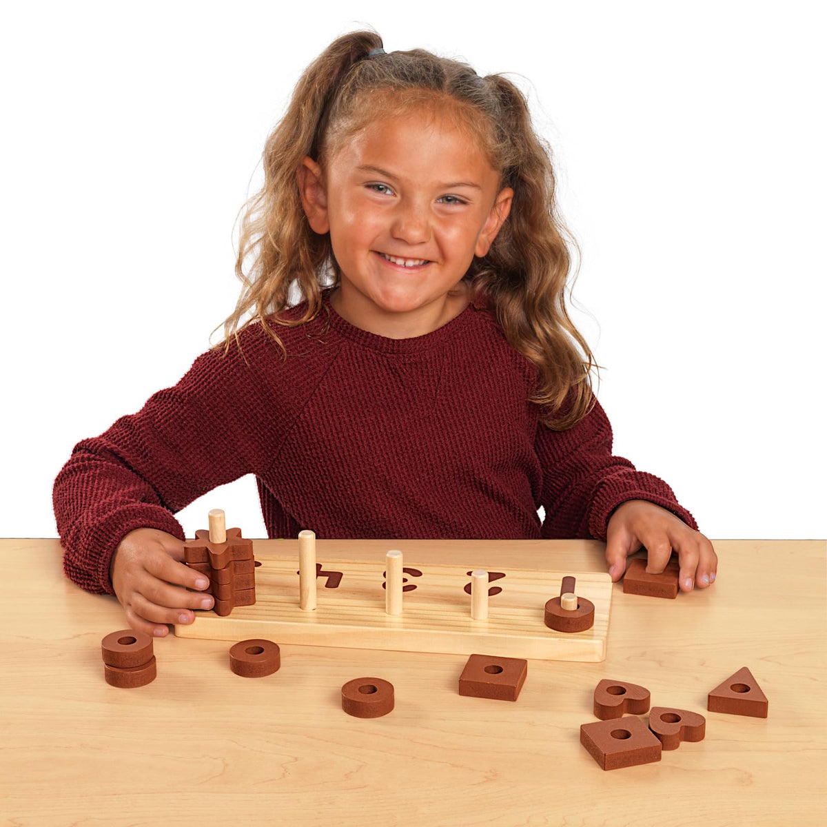 Wooden Shape Number Counter T137
