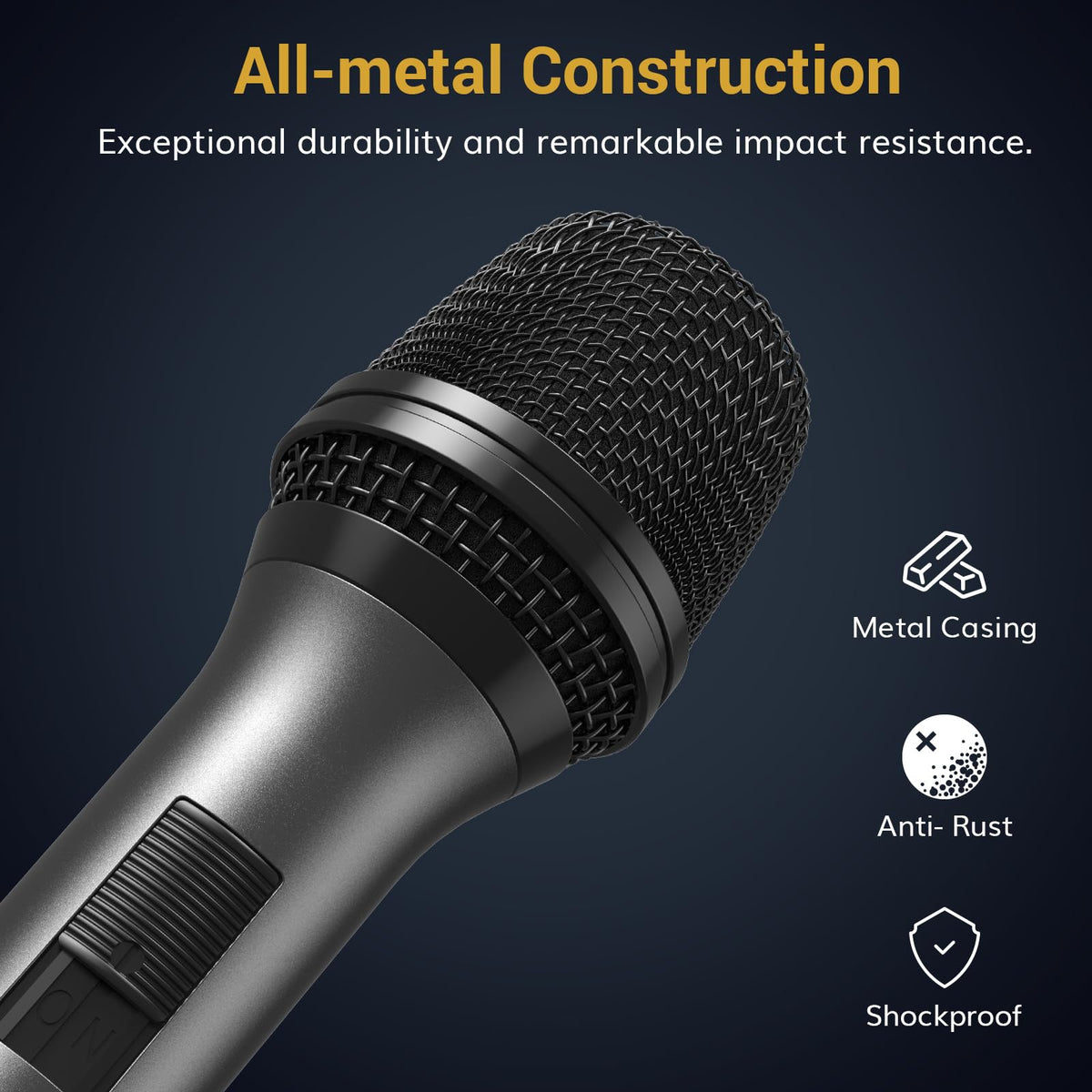 Dynamic Wired Vocal Microphone H656117