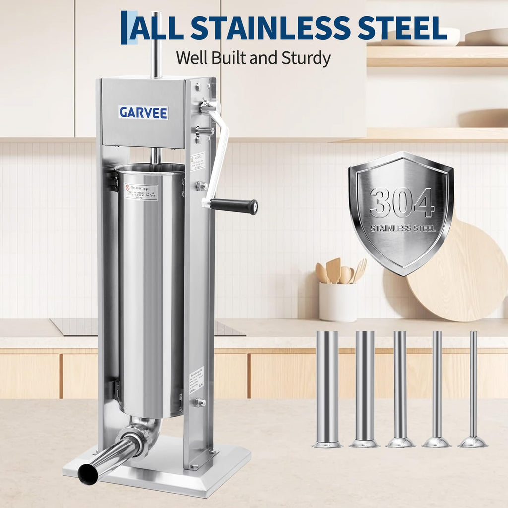 7L Stainless Steel Manual Sausage Stuffer E947