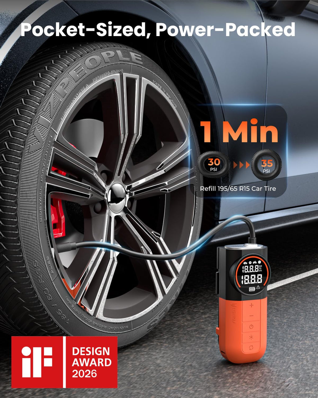 Tire Inflator Portable Air Compressor K783769
