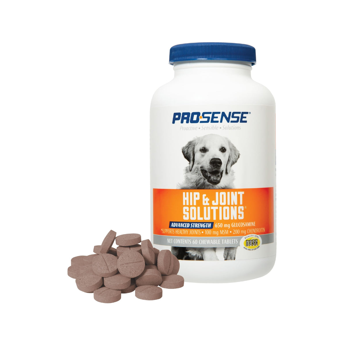 Hip & Joint Solution Tablets For Dogs, 60 Count Y4576