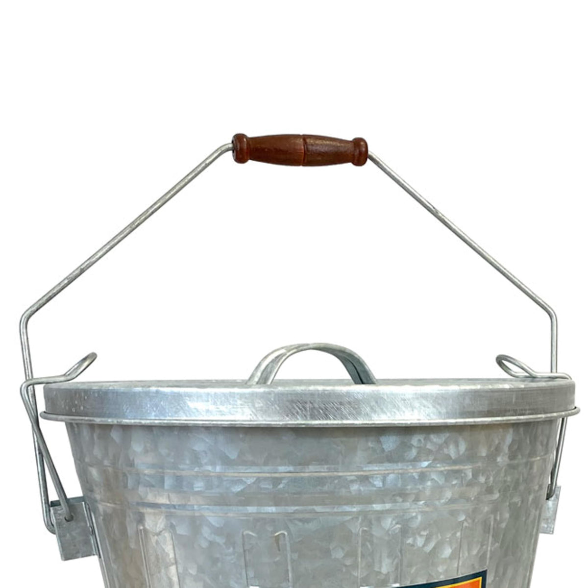 Galvanized Steel Bird Seed Storage Bucket Bin with Scoop A267