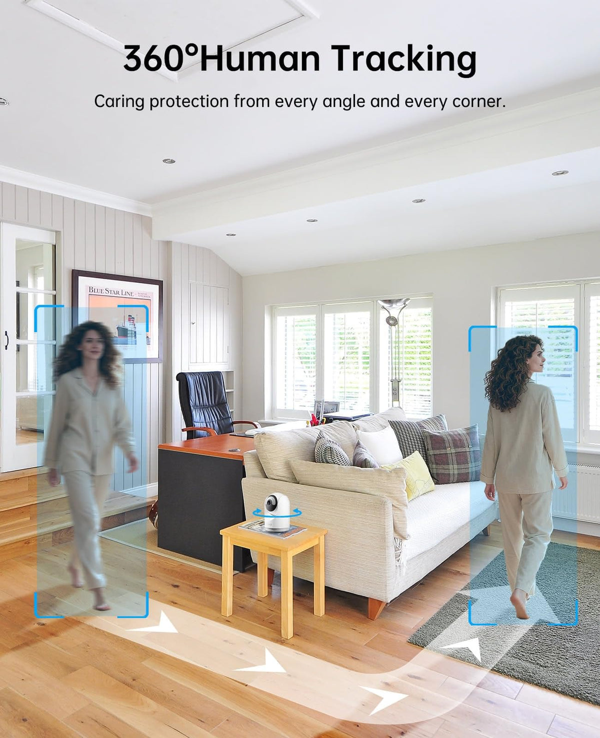 Indoor Security WiFi Camera with Night Light Z401970